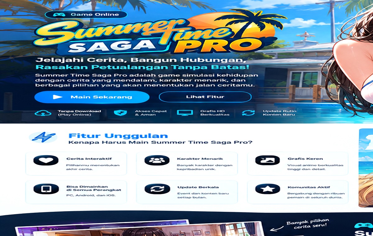 Summer Time Saga Pro adventure artwork