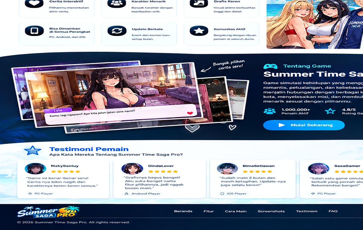 Interactive story scene